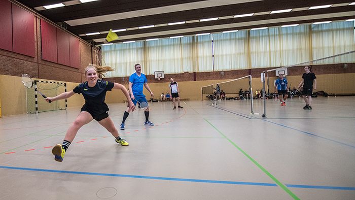 Schleifchenturnier Erwachsene in Wittenberge am 14.01.2023 Spielerin in Aktion.